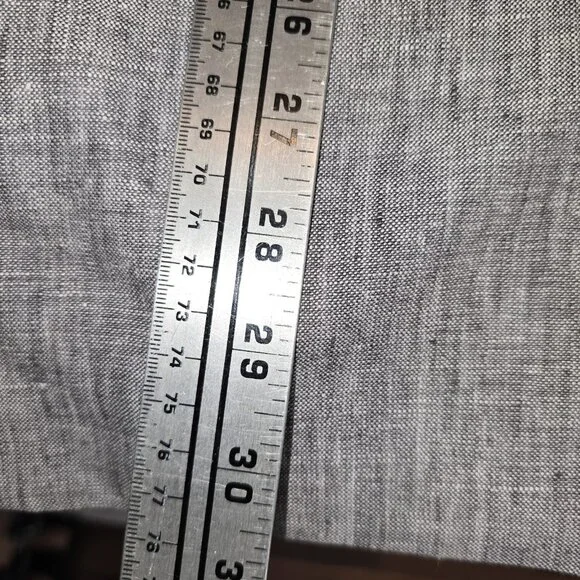 J.Crew Thompson‎ Men's 100% Linen Blazer Sport Coat Gray 46R Summer Wedding